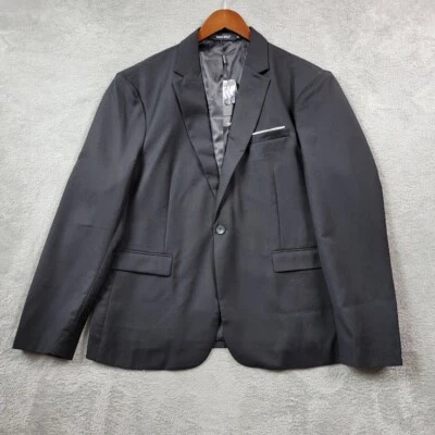 Jaqueta masculina Mage XL preta carreira formal casaco esportivo - Imagem 1 de 4