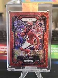 Tanque Panini Prizm 2023 Dell Red Sparkle SP Prizm RC #341 Texans - Imagen 1 de 2