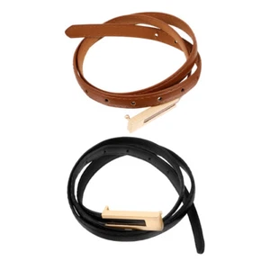 2 Pcs Vintage Belt Woman Adjustable Women Waist Dress Belts for Ladies - Imagen 1 de 12