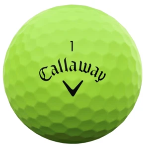 36 pelotas de golf Callaway Supersoft verde mate usadas estado 5A AAAAA superblandas - Imagen 1 de 1