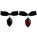 Gothic Crystal Charm Necklace For Women Fashion Hip Hop Punk Jewelry Witch