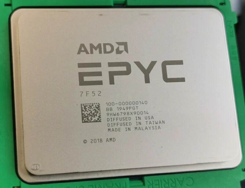 NEW AMD EPYC 7F52 16-Core 3.50GHZ 256MB Cache Server Processor CPU 100-000000140 - Image 1 of 1