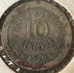 PORTUGAL . 10 CENTAVOS 1920 - Picture 1 of 2