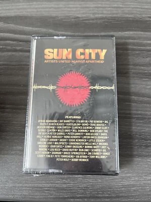 SEALED SUN CITY Artists United Against Apartheid Joey Ramone Miles Davis Cassett - Image 1 of 3