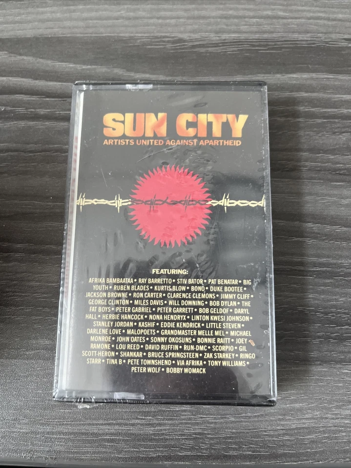 SEALED SUN CITY Artists United Against Apartheid Joey Ramone Miles Davis Cassett - Image 1 of 3