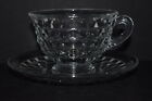 Fostoria American Clear #2056 Cup & Saucer Flared