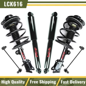 Front Rear Loaded Complete Strut Spring Shock Sway Bar Link for DODGE CARAVAN - Picture 1 of 7