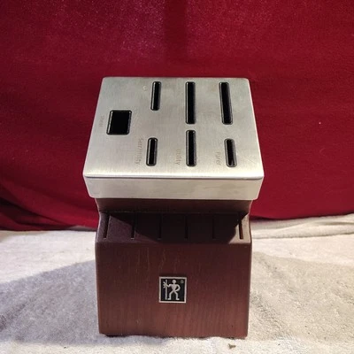 JA Henckels Modernist Knife-Sharpening Block, Holds 12 Knives, 1 Pr Shears - Image 1 of 4