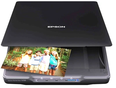 Epson Perfection V39 Color Photo & Document Scanner with Scan-To-Cloud & 4800 Op - Image 1 of 4