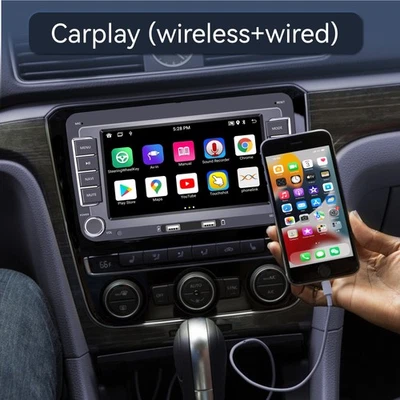 7" Car Stereo Radio GPS Apple Carplay Android 14 For VW Volkswagen Jetta Passat - Image 1 of 4