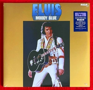 Elvis Presley – Moody Blue - FTD Numbered Edition - 2x 180-Gram Gold Sparkle LP - Foto 1 di 3