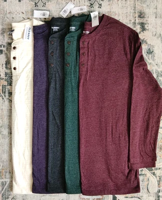 NWT Lot of 5 Old Navy Boys Long Sleeve Shirts Size XXL (18-20) - Image 1 of 4
