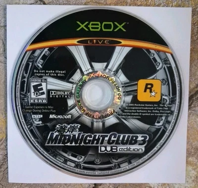 Midnight Club 3: Edición DUB Solo Juego - Microsoft Xbox *VER DESCRIPCIÓN* Foto 1 de 2
