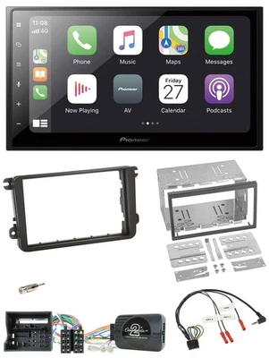 Pioneer Lenkrad Bluetooth DAB 2DIN USB Autoradio für VW T6 2015-2019 - Bild 1 von 4