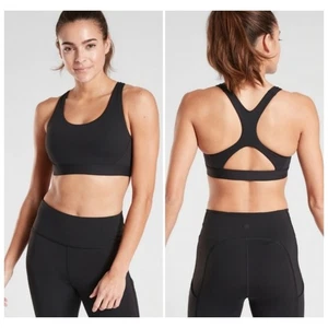 Sujetador deportivo Athleta Ultimate supersónico negro entrenamiento fitness ropa deportiva XS - Imagen 1 de 7