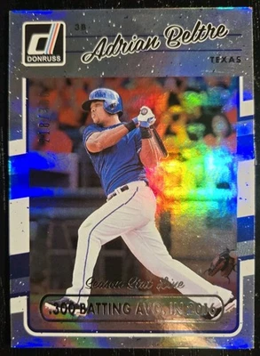 Adrian Beltre 2017 Panini Donruss/300 #158 Rangers  Foto 1 de 2