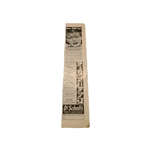 1941 Dr. Scholl's Foot Appliances and Remedies Print Ad - Picture 1 of 1