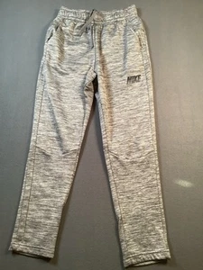 Nike Dri Fit Sweat Pants Youth Large Gray Exc Cond Draw String Box U - Picture 1 of 7