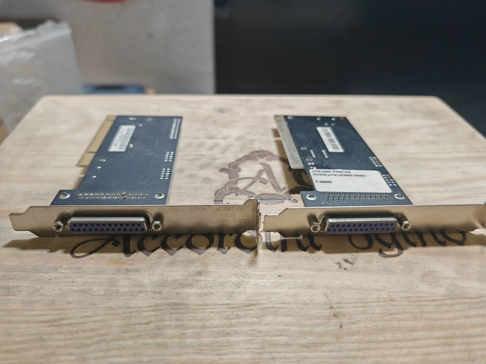2 X PORTA PARALLELA PER COMPUTER DESKTOP SLOT PCI - Immagine 1 di 1