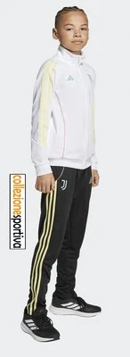 TUTA JUVENTUS JR ADIDAS ORIGINALE 2025/26 - KC3251 col. bianco/nero