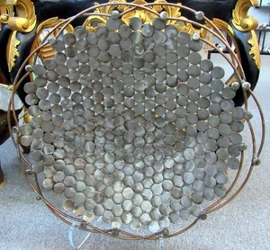 26" DIAMETER MEL MEYERS MIXED MEDIA METAL INDOOR/OUTDOOR ART PIECE - (EZS002763) - Picture 1 of 9