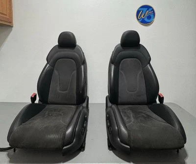 Audi TT 2008 MK2 8J Quattro Coupe Pair Of Front Leather Seats  OEM Genuine - Image 1 of 4