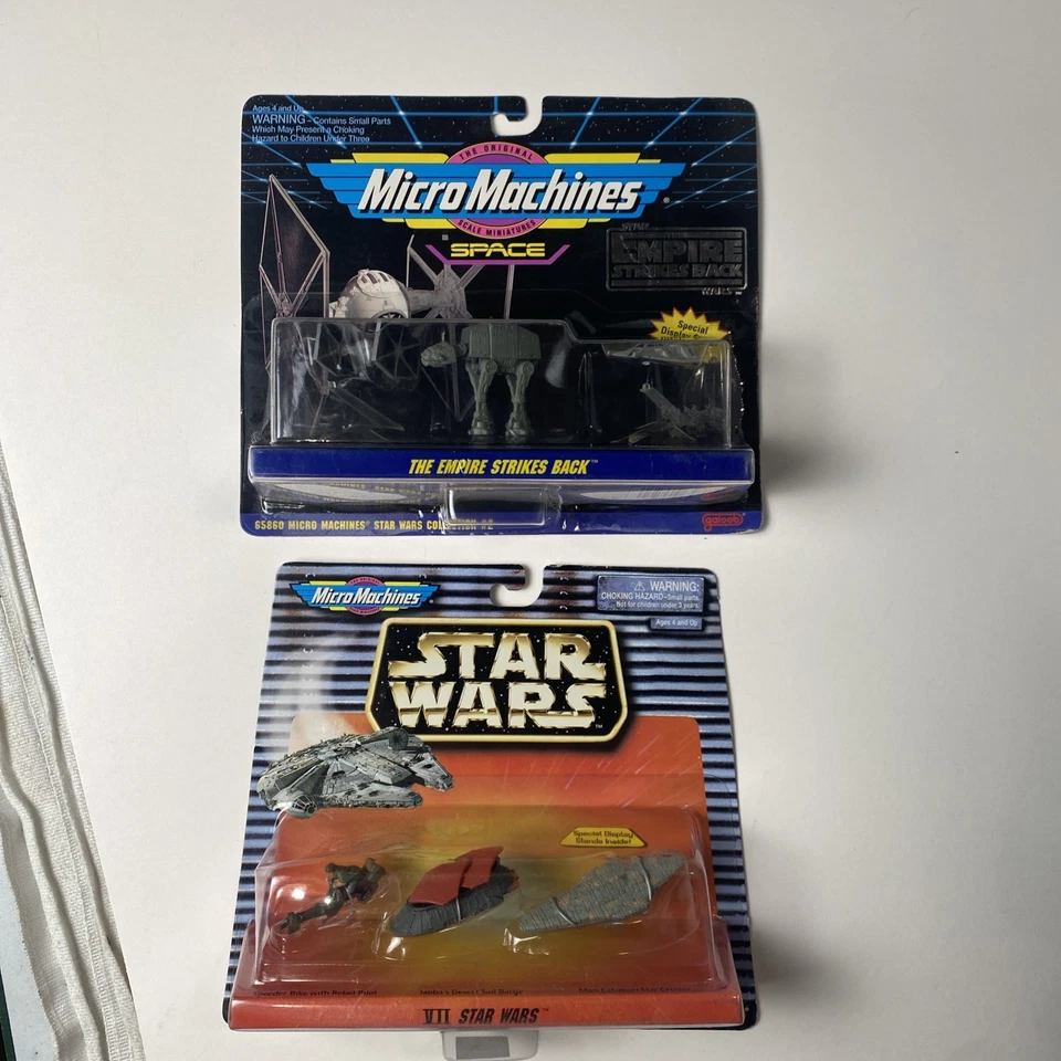 LOT OF 2 MICRO MACHINES STAR WARS And Empire  Strikes Back 65869 COLLECTON - Image 1 of 4