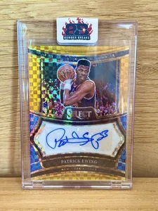 2024-25 Panini Select PATRICK EWING GOLD SIGNATURES HOF SSP /10 HOT - Picture 1 of 2