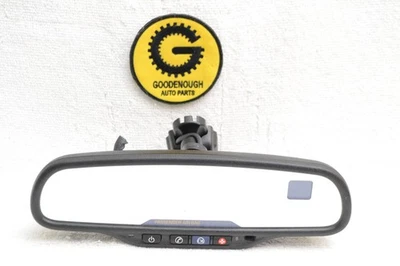 2003-2006 Silverado Sierra Tahoe Yukon Rearview Mirror Auto Dim Compas Temp - Image 1 of 4