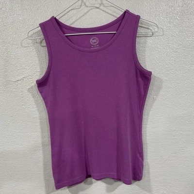 Camiseta sin mangas Wonder Nation para niñas acanalada púrpura XL (14/16) Everyday Essential Camisol Foto 1 de 4