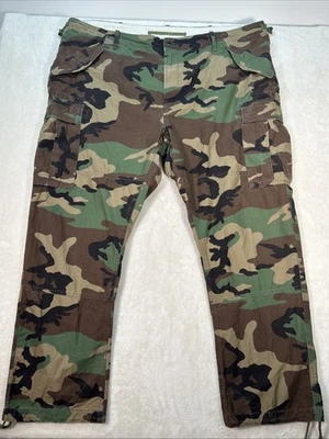 Calça Polo Ralph Lauren Masculina 48Bx32 Camuflagem Utilitário Excedente Chino Cargo Ajuste Clássico - Imagem 1 de 4