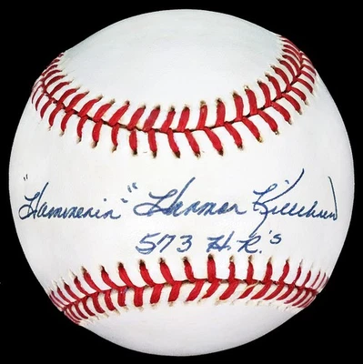 SCARCE "Hammerin" Harmon Killebrew Signed "573 HR's" OAL Baseball Ball JSA - Image 1 of 3
