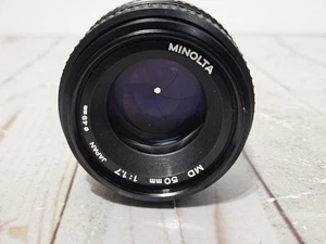 Minolta MD 50mm 1:1.7 Manual Focus Camera Lens - Picture 1 of 14