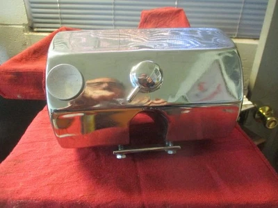 Picadora de tanque de aceite Triumph 650 hexagonal cromada personalizada Bobber 103025 Foto 1 de 4