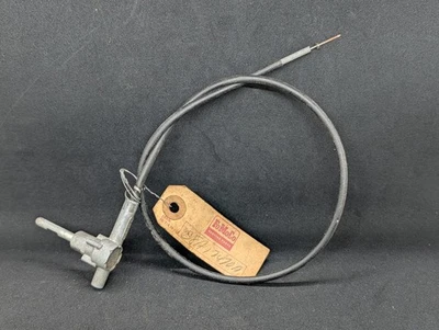 NOS 1957 1958 FORD CUSTOM 300 FAIRLANE WINDSHIELD WIPER CONTROL SWITCH & CABLE - Image 1 of 4
