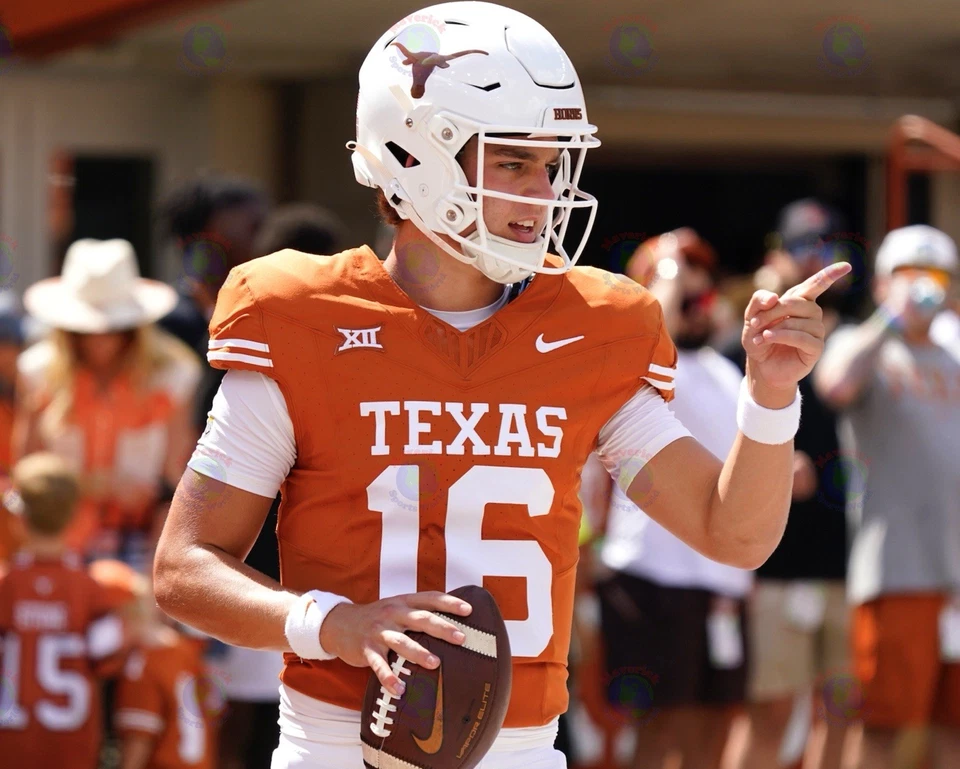 Foto 8x10 ARCH MANNING Texas Longhorns QB NFL Draft Pick RC SEC - Imagem 1 de 1
