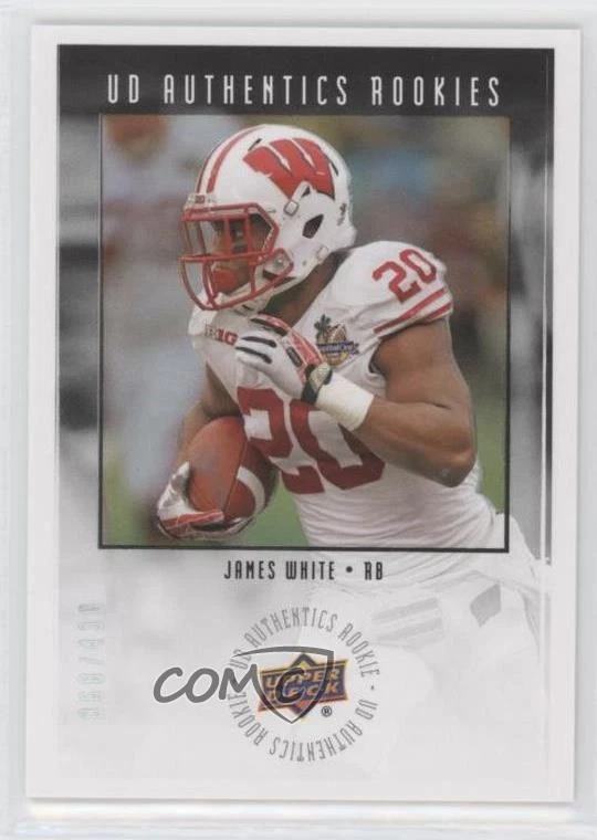 2014 Upper Deck UD Authentics Rookies /430 James White #UA-56 RC - Image 1 of 2