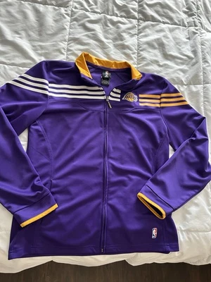 Mujer Adidas Los Angeles Lakers Cancha Calentamiento Chaquetas XL Usadas Excelente Estado Foto 1 de 4