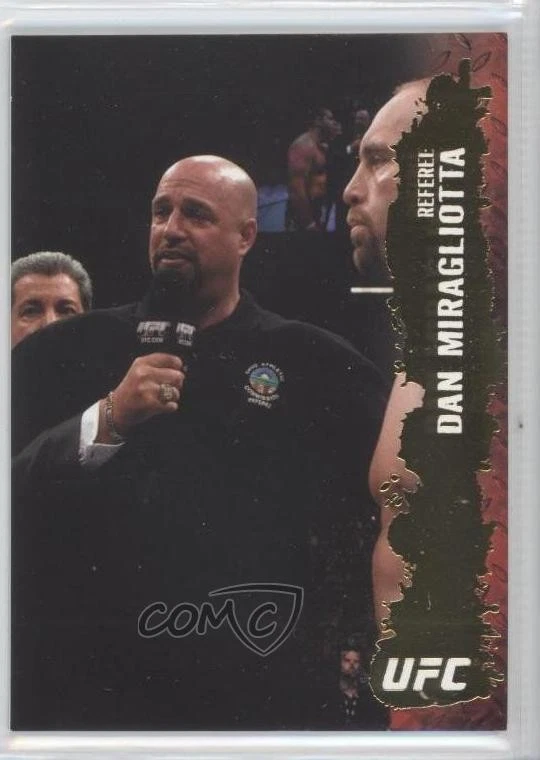 2009 Topps UFC Round 2 Gold Dan Miragliotta #150 Rookie RC - Image 1 of 2