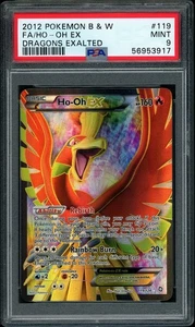 2012 Pokemon BW Dragons Exalted Ho-Oh EX Full Art #119 PSA 9 MINT - Picture 1 of 2
