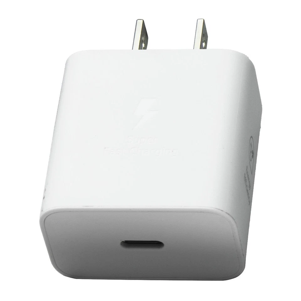 Samsung 25W Super Fast USB-C Wall Charger - White