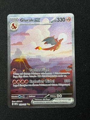 Glurak Charizard ex MEW 199 - Special Illustration Rare Deutsch/ EX ✨✨ - Bild 1 von 4