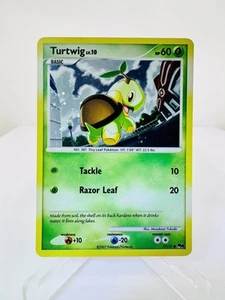 Juego de cartas coleccionables Pokémon Turtwig 17/17 Pop Series 6 2007 promoción holograma raro de colección - Imagen 1 de 8