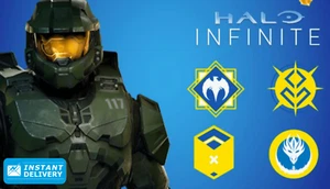 ✅INSTANTÁNEO✅ Halo Infinite - 4 emblemas de reproductor de dedos de mantequilla DLC clave global - Imagen 1 de 2