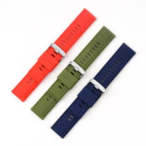 1PC Silicone Smart Watch Strap Sports Replacement Bracelet Wrist Band 3Sizes - Picture 1 of 15