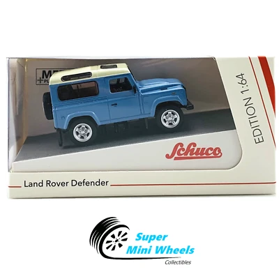 Schuco 1:64 - Land Rover Defender 90 (Blue) - Diecast Model - Image 1 of 2