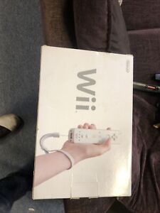 Nintendo Wii White Console EMPTY BOX  and Manuals NO CONSOLE