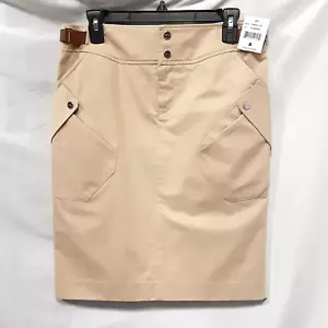 Ralph Lauren Bleistiftrock Black Label beige modern Winkel Taschen Damengröße 8 - Bild 1 von 8