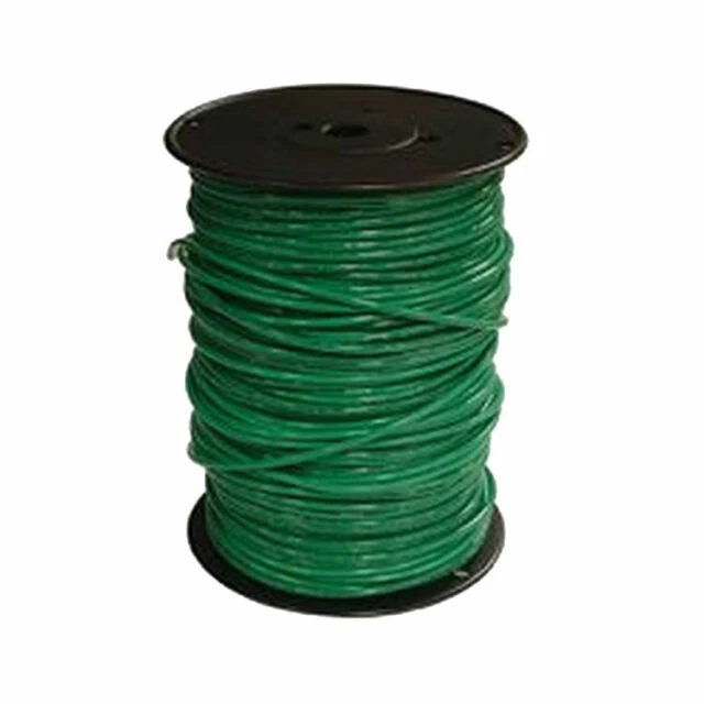 Southwire 10GRN-STRX500 Building Wire, 10 AWG Wire, 1 -Conductor, 500 ft L, Copper Conductor, Nylon Sheath