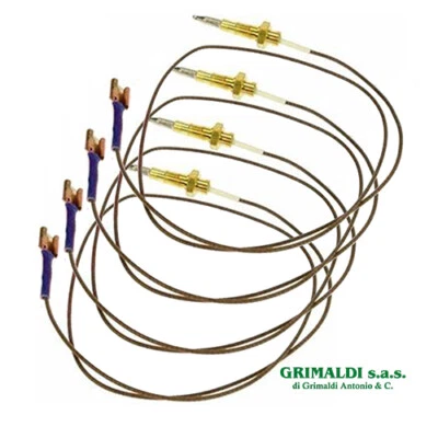 4 PEZZI TERMOCOPPIA CUCINA ARISTON INDESIT PIANO COTTURA C00052986 BRUCIATORE  - Immagine 1 di 3